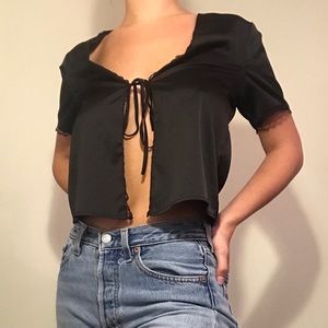 Brandy Melville front tie top